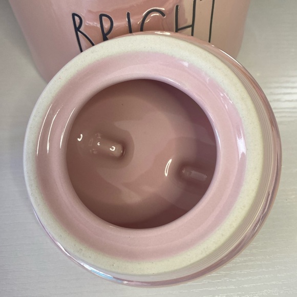 Rae Dunn Pink Merry & Bright Canister Pink Large Cannister - Picture 11 of 11